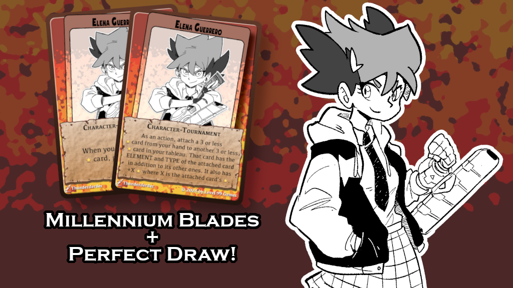 Millennium Blades + Perfect Draw Elena Character PnP